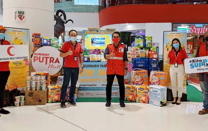 sunway putra mall flood aid